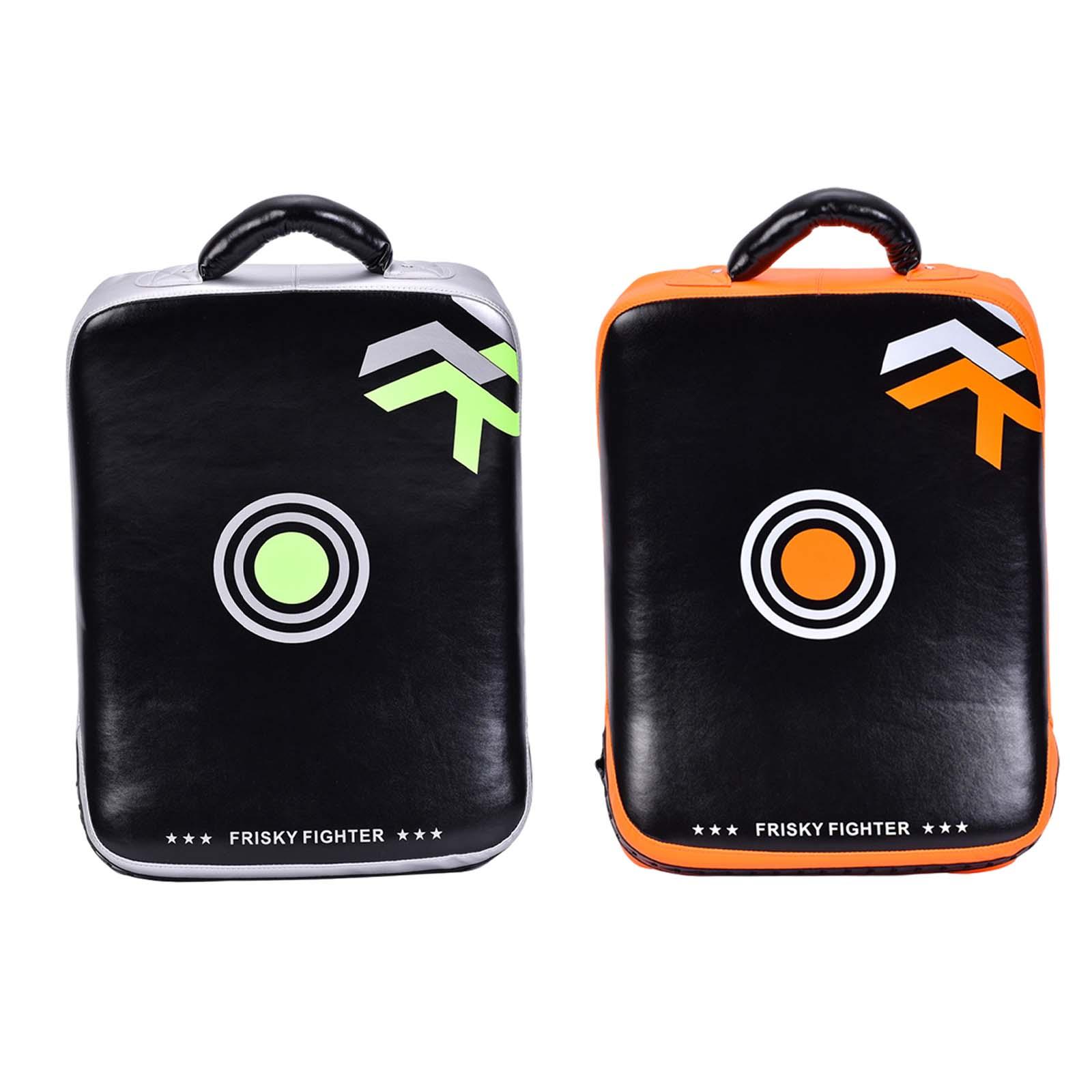 Boxing Curved Focus Punching Mitts, Taekwondo Kick Pad Kickboxing Practicing Mma Hand Target PU Leather for Karate, Taekwondo