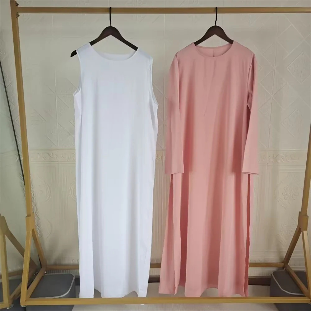 Morocco Kaftan Womens two-piece Dubai Abaya Islamic Costume Saudi Arabian Gown Muslim Dress Abayas Prayer Costume Set 241111