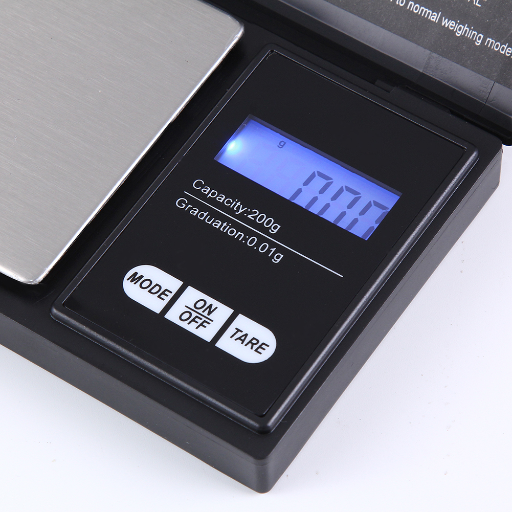 Precise Digital Gram Scale Affordable Easy Use Superb Craftsmanship Electric LCD Display Scale for Kitchen Jewelry Drug