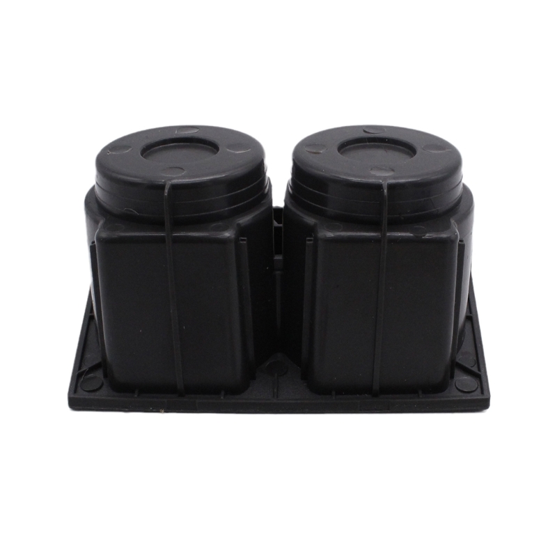 Auto Water Cup Holder for Nissan-Patrol Y61 Cover Pad Insert Center Console Slot Anti-Skid Cup Double Hole Holder Cover