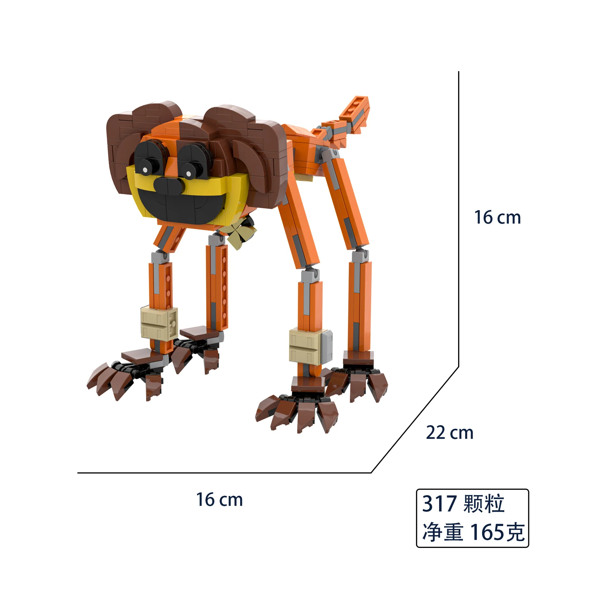 New Smiling Critters Building Blocks Smiling Critters Dogday And Catnap Block Set Cat Nap Dog Catnat Figure Kawaii Anime Animals