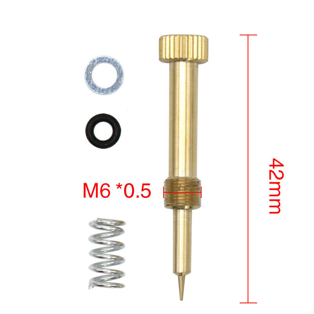 Improved Performance with For Mikuni VM Series Carburetor Air Fuel Mixture and Idle Speed Adjustment Screws Fits YBR 125