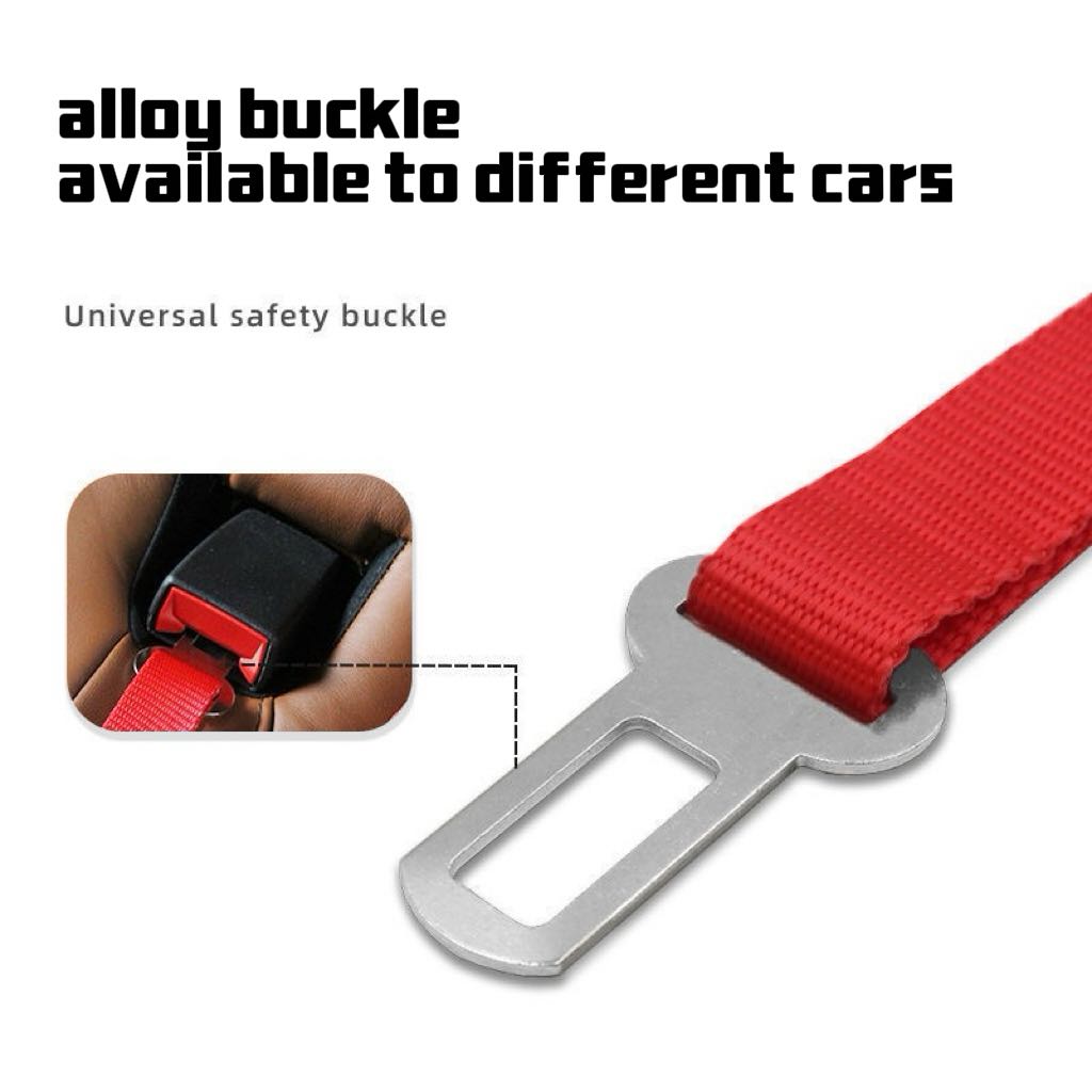 Adjustable Pet Cat Dog Car Seat Belt Pet Seat Vehicle Dog Harness Lead Clip Safety Lever Traction Dog Collars Dog Accessoires