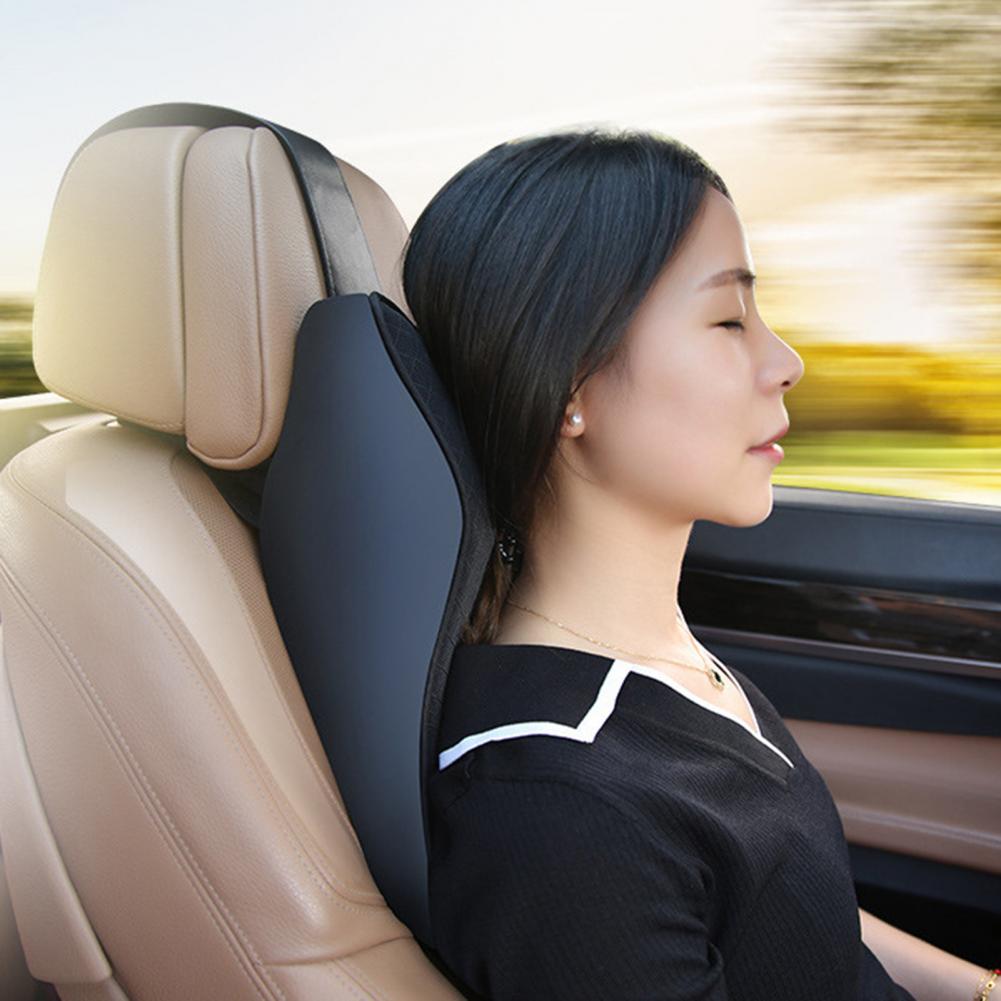Pillow Car Neck Headrest Seat Versatile Memory Foam Car Neck Pillow for Comfortable Driving Universal for Neck for Waist smile