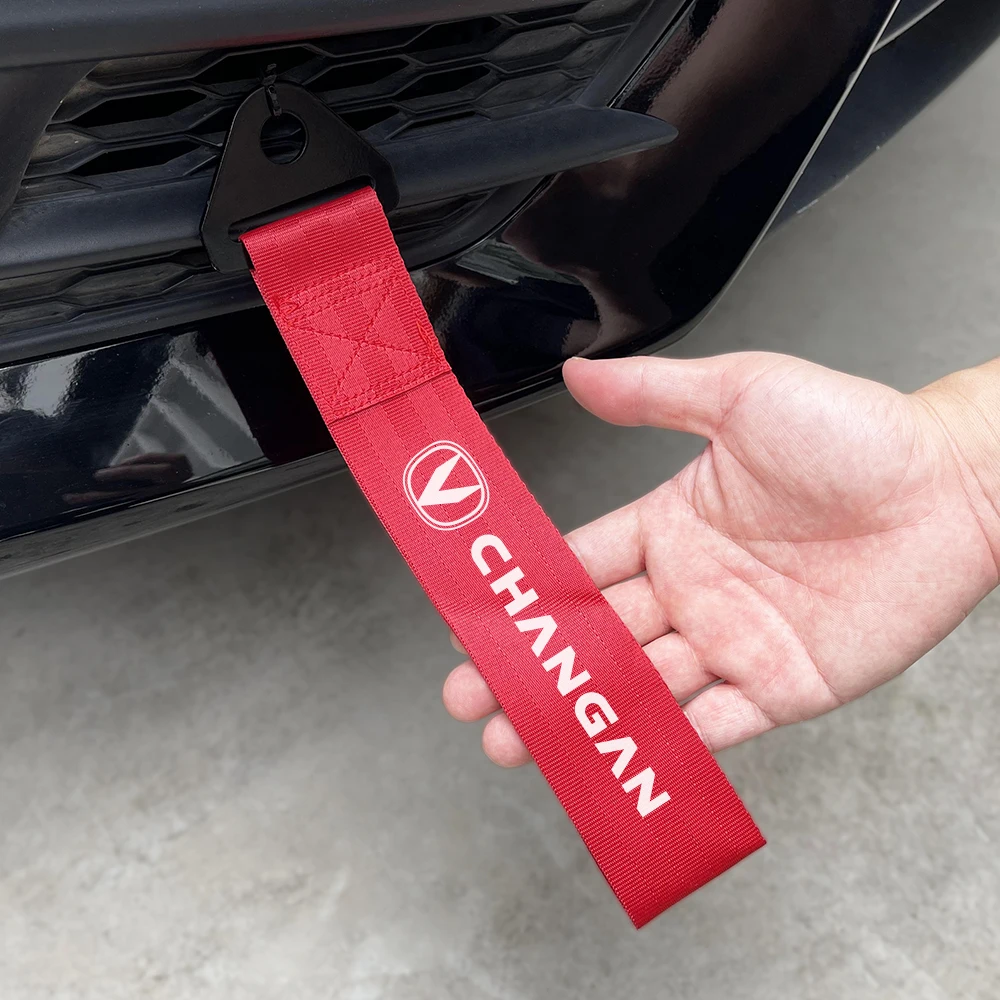 Tow Trailer Rope Racing Car Strap For Changan CX70 CS55 CS75 Plus CS35 Filter Bunper CS15 Alsvin Hunter Auto Tuning Accessories smile