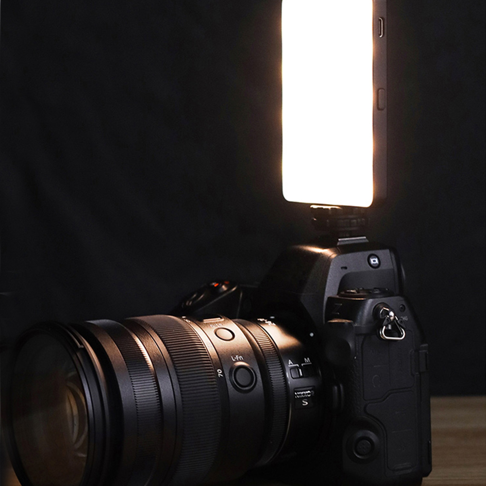 3000-9900K 1500mAh RGB LED Video Light LED Video Light Dimmable Photography Fill-in Lamp RGB Camera LED Panel Light for Vlogging