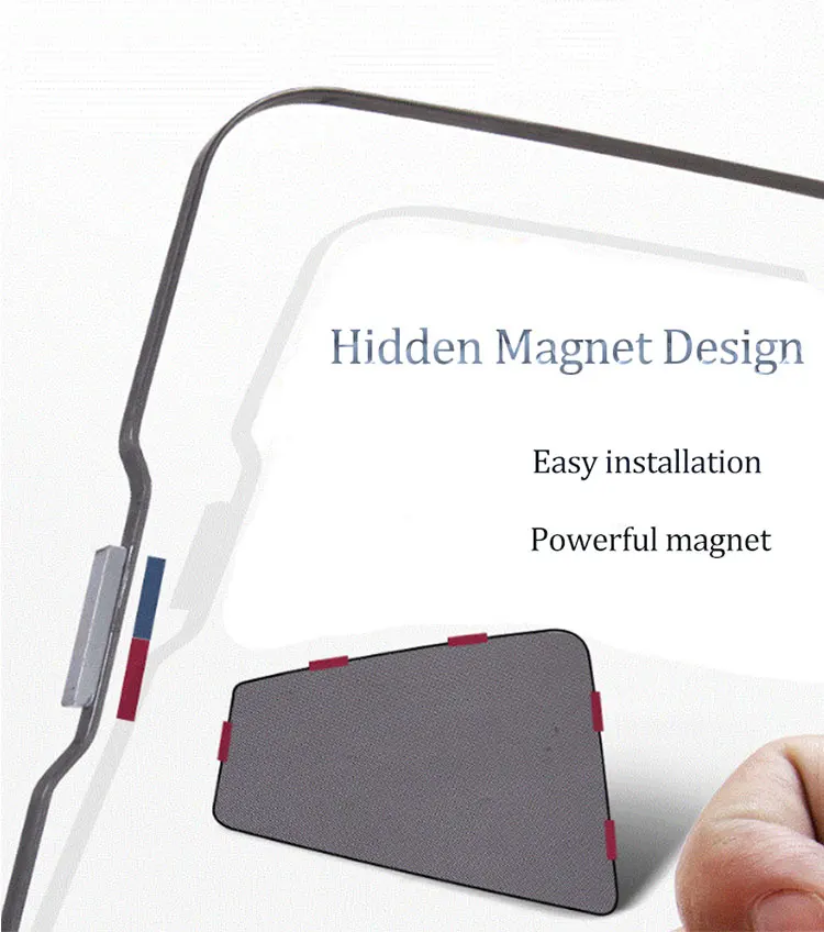 For LDV Maxus G50 2019-2023 Side Window Sun Shade Visor Magnetic Car Sunshade Front Rear Windshield Frame Curtains Shield