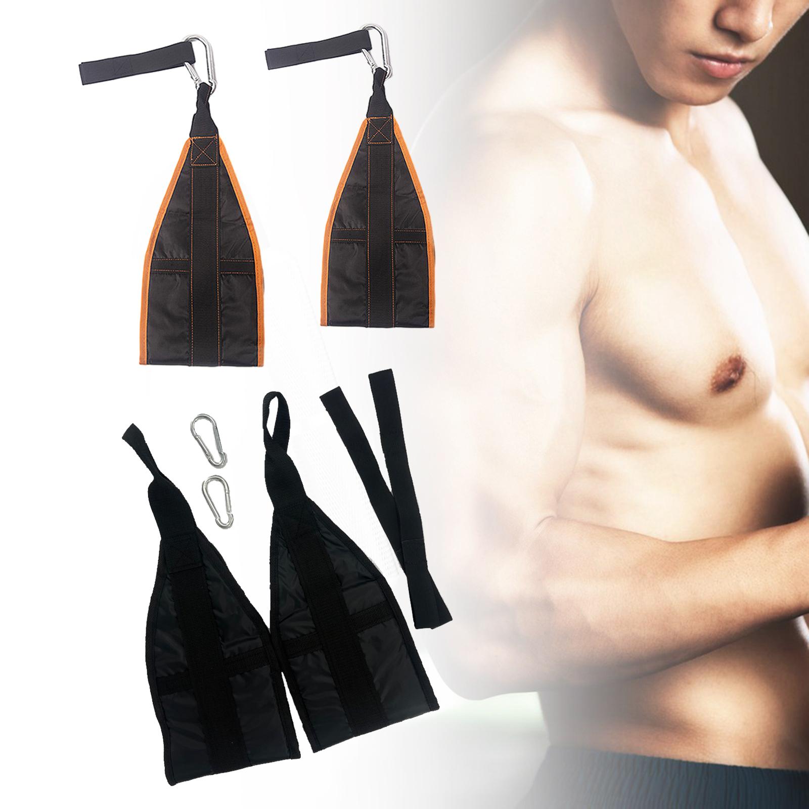 Ab Toning Belts Abdominal Trainer Belt Practical Door Hanging Nonslip Exercise Home Pull up Bar Attachment Hanging Ab Straps