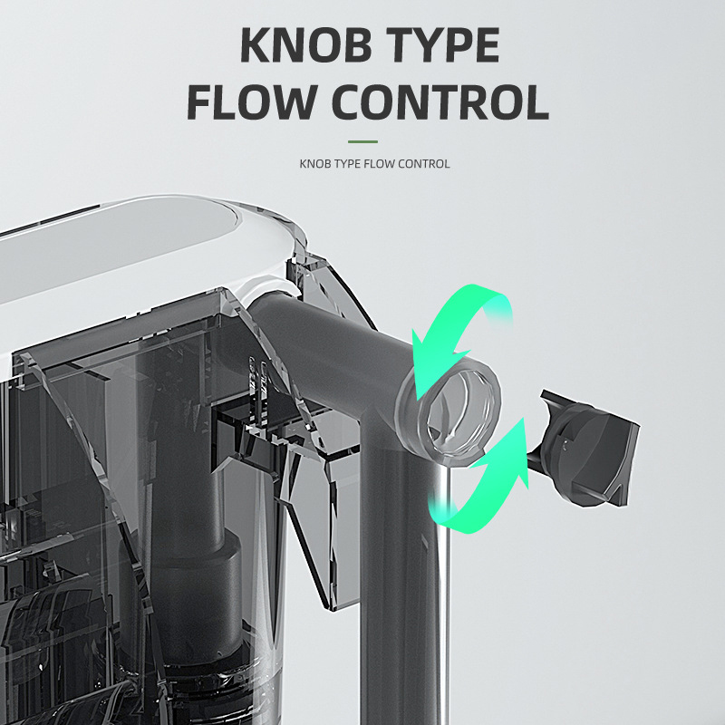 Thin External Filter Fish Tank Aquarium Waterfall Filter Pump Hanging Fish Tank Suitable For 30-80cm Oil Film Wall-mounted Pump