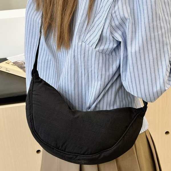 new bag crescent bag versatile fashion dumpling bag shoulder bag summer crossbody bag armpit bag