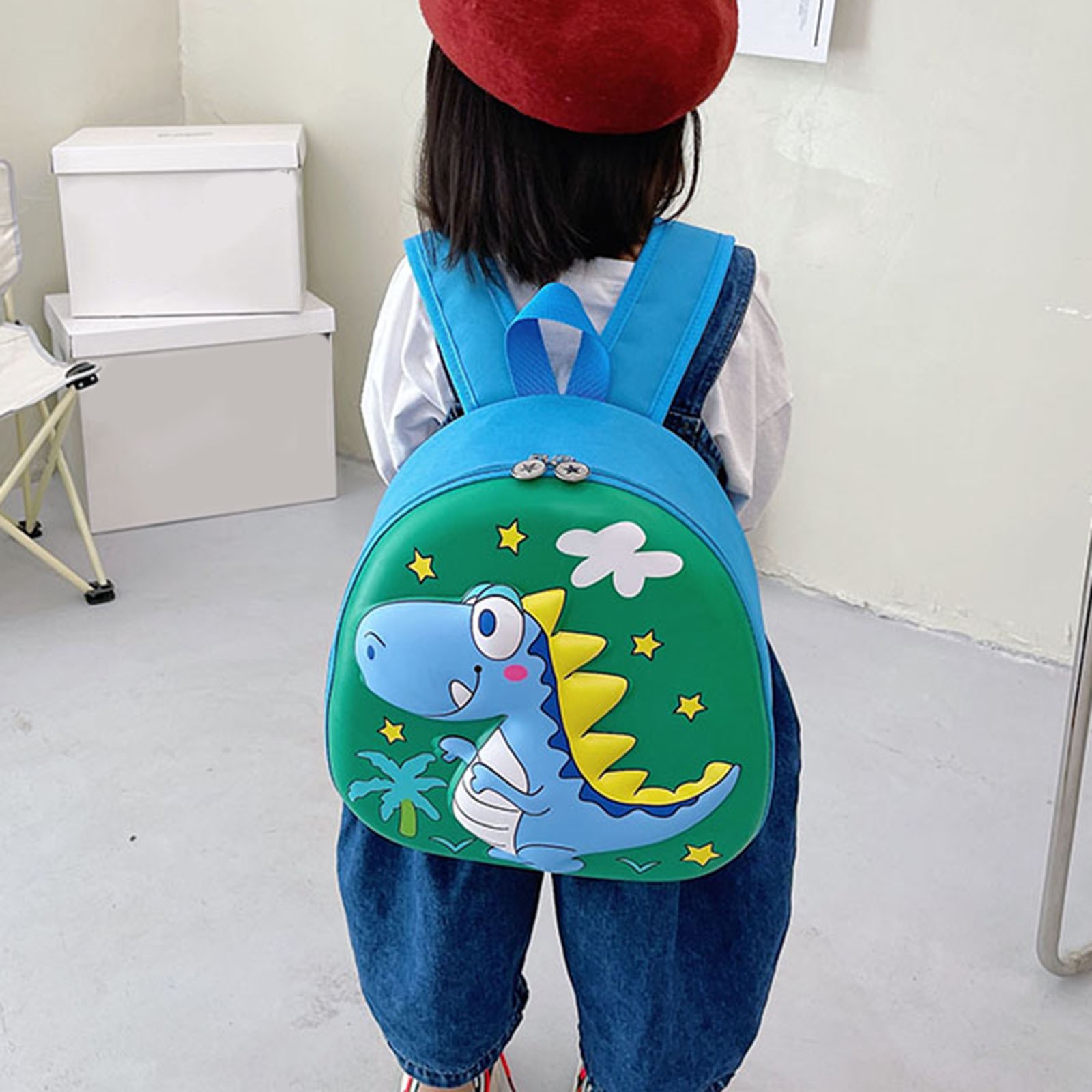 Cute Dinosaur Funny Pattern School Backpack Snowboard Backpack For Boys School Bag For Girl Kid Bag Mochila Infantil Menina smile