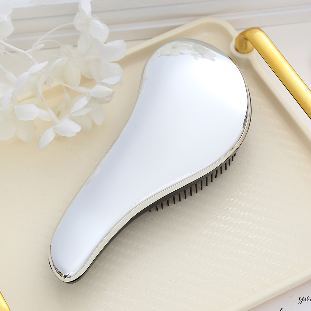 Soft Bristles No Tangle Comb with Head Massage Feature - Perfectly Straightening & Detangling Tool