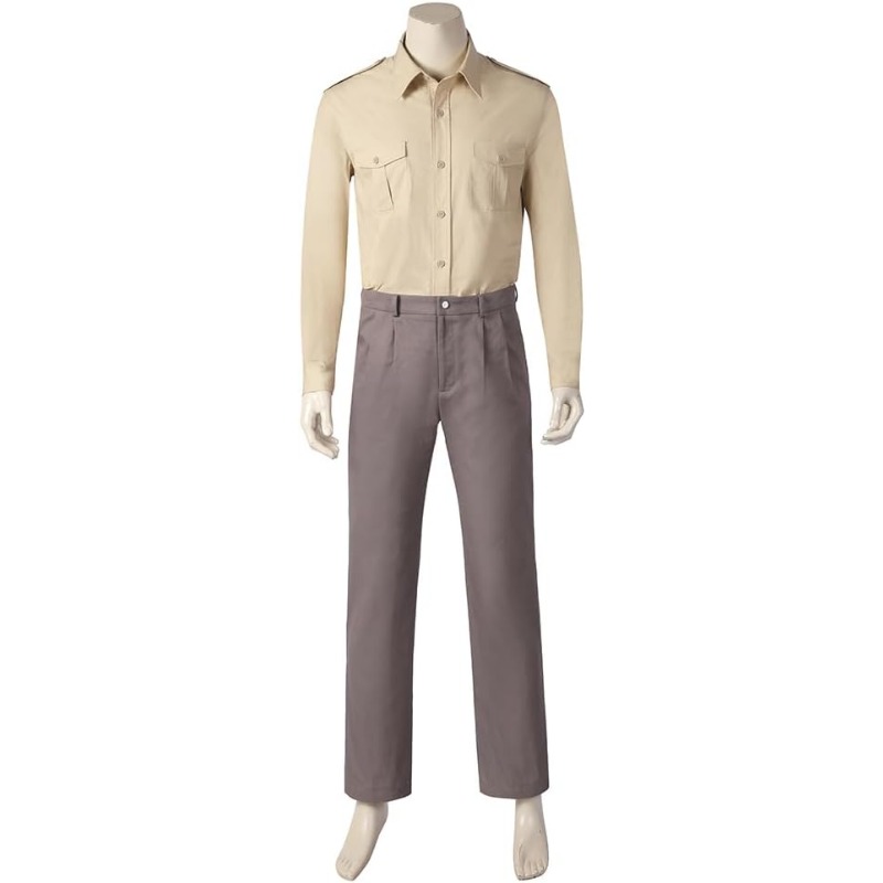 2023 Indiana Jones Cosplay Costume Outfit with Hat Accessories Halloween Carnival Men Suit Jacket Shirt