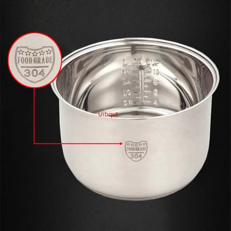 Replacement parts for non stick internal cooking pot liner container for 2-6L rice cookware kitchen food cookware lid 241113
