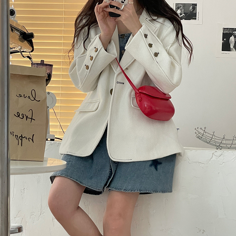 Womens Small Messenger Bag Solid PU Leather Shiny Shoulder Bag Fashion Saddle Bags Flip Buckle Phone Coin Purse Lipstick Storage