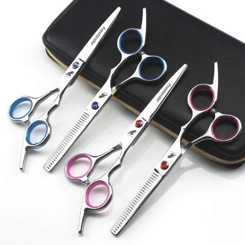 2024 Professional 6.0 Inch Hairdressing Scissors Hairdressing Scissors Thin Shear Flat Shears Hairdressing Salon Hairstylist for S2563