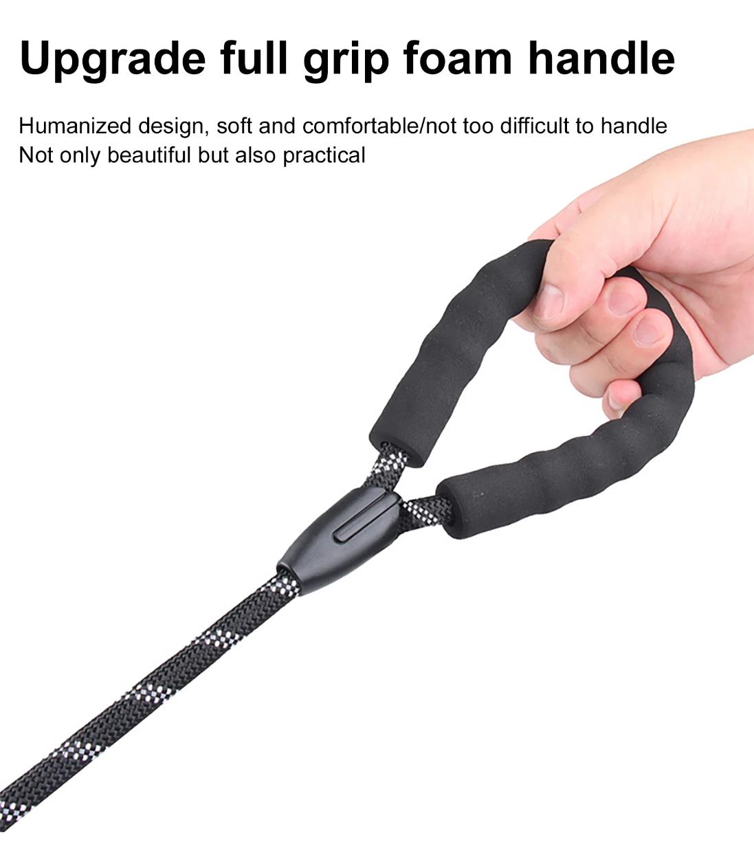 Strong Dog Leash Pet Leashes Reflective Leash For Big Small Medium Dog Leash Drag Pull Tow Golden Retriever