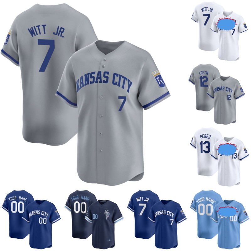 Kansas City Bobby Witt Jr. Royal Jersey Salvador Perez Nelson Velazquez Nick Loftin John McMillon James McArthur Maikel Garcia MJ Melendez Freddy Fermin Jerseys