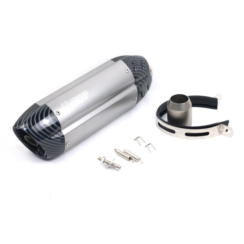 Universal 51MM Motorcycle Exhaust Muffler Pipe Escape moto mivv for kawasaki er6n sv650 crf 230 Z800 R1 cb650f cb1000r cbr250r