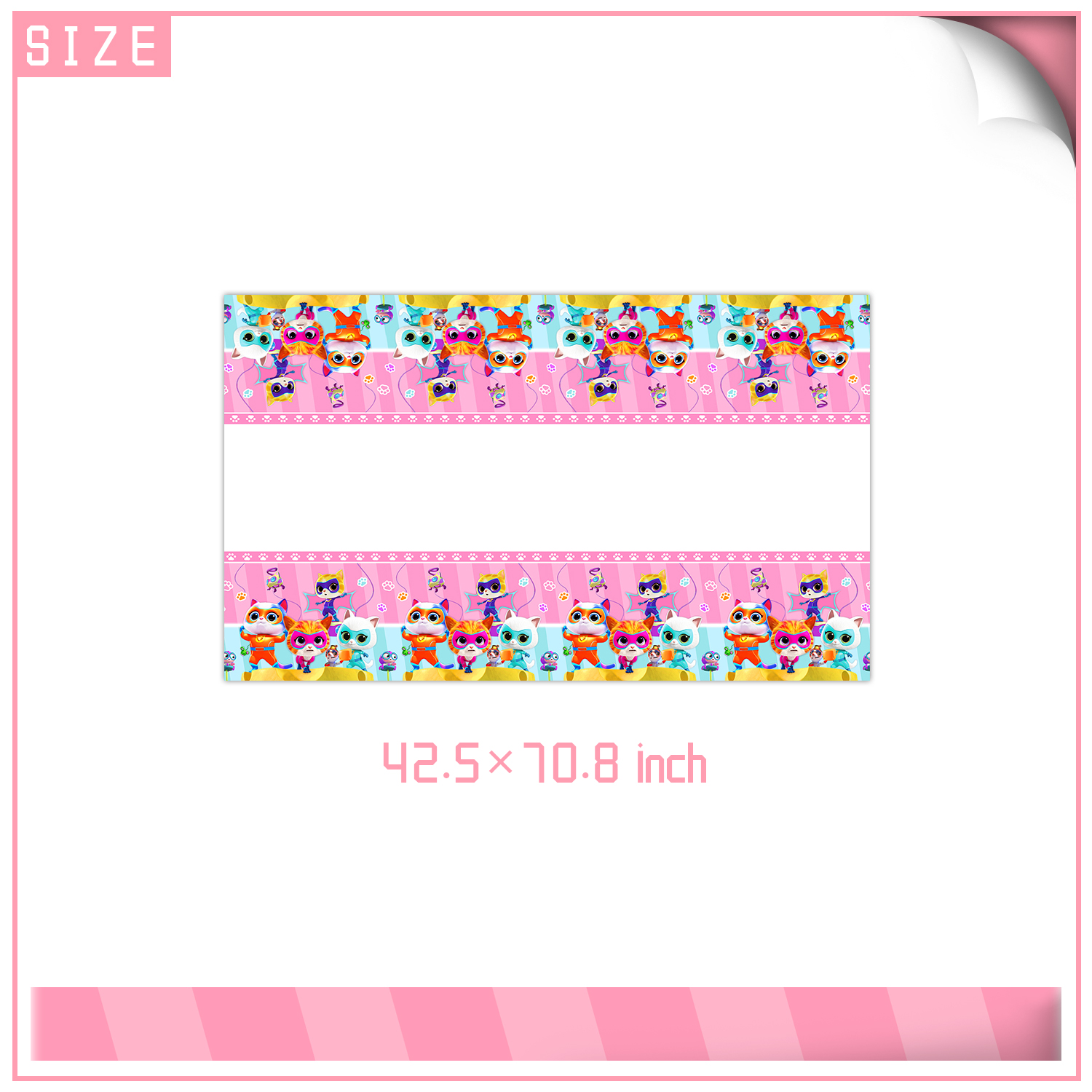 Superkitties Birthday Party Supplies Disposable Tableware Paper Napkin Cup Plate Tablecloths for Kids Baby Shower Decorations