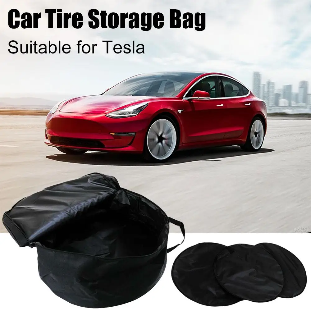 18'' Hub Wheel Cover 19" Tires Storage Bag Wheel Cover Storage Bag Hubcaps For Tesla Model 3 Y 2023 Hub Cap ddmysmile Car Dropshipping 