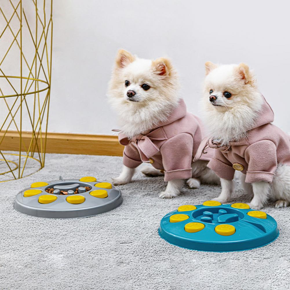 Pet Slow Food Bowl Interactive Pet Food Feeder Puzzle Toy for Dogs Slow Feeding Treat Dispenser Game Enrichment Dog Toy Supplies