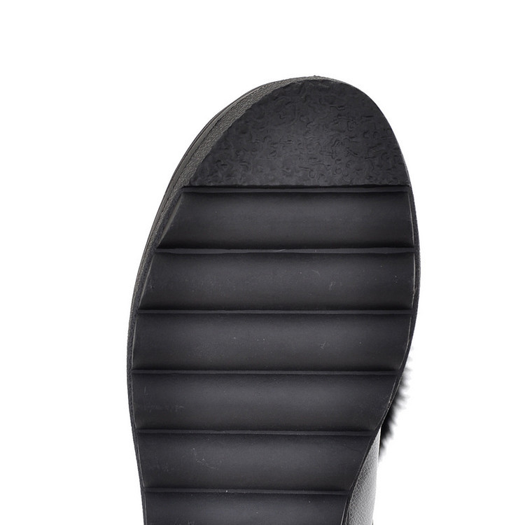 Thick soled snow for women, super warm furry boots, high boots