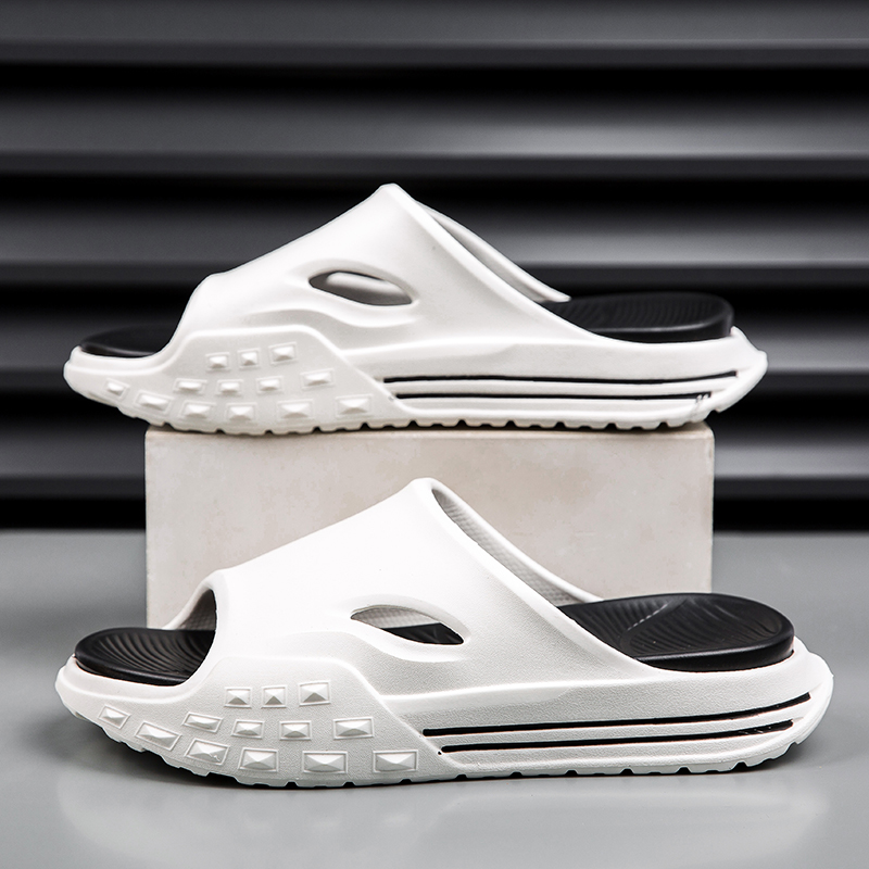 2024 Men Slippers Indoor Outdoor Sandals Beach Soft Sole Slides Design Mens Casual Shoes Mens Flip-flops Home Slippers Sandals