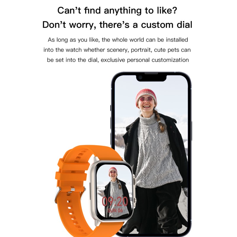 Screen Ultra AMOLED 2024 Smart Watch Always Show Time Bluetooth Call Series 9 ddmysmile High Refresh Rtae NFC Smartwatch Sports Watches Smile