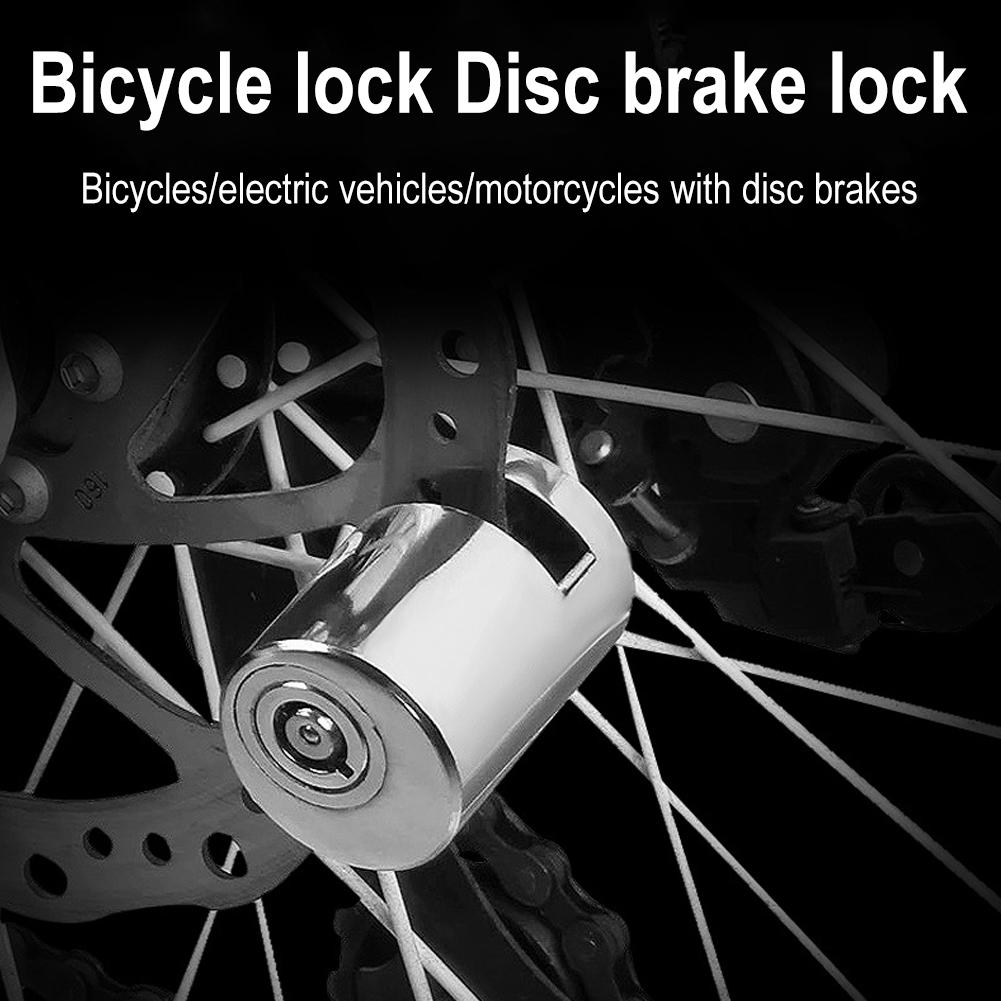 Bicycle Disc Brake Lock Security Anti-theft Waterproof Brake Lock Portable Motorcycle Accessories Wheel Bicycle Disc D1m8