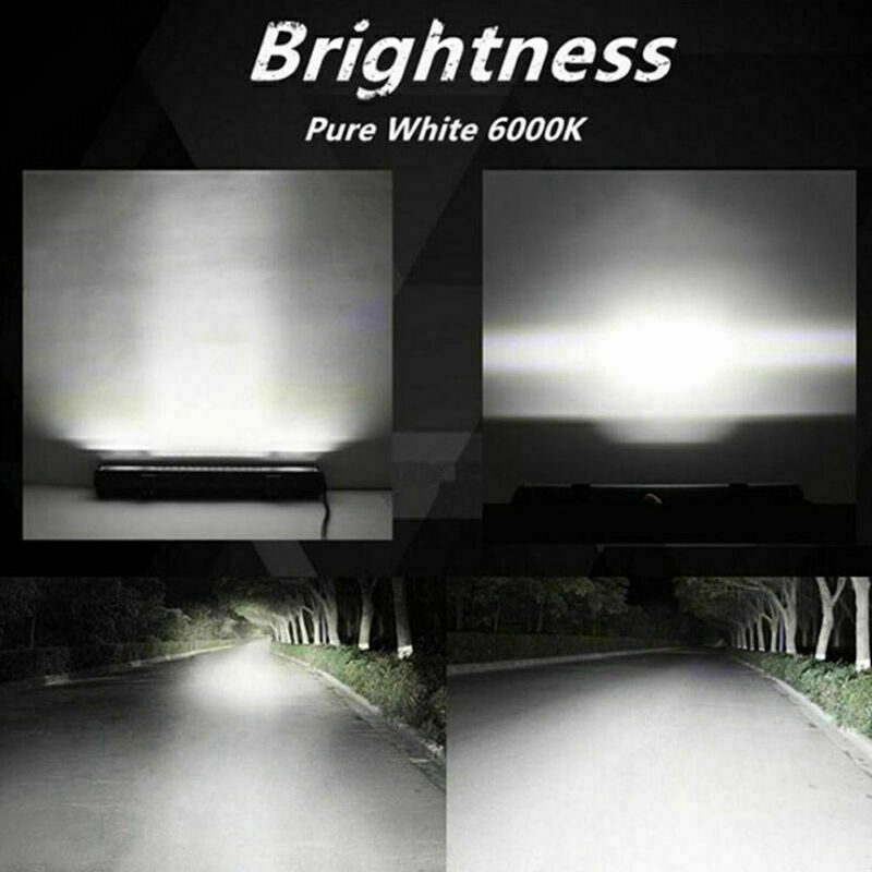 Work 2X LED 6Inch 48W Light Bar Spot FLOOD Lamp Offroad Driving Fog 4WD For Jeep Truck ATV SUV UTE Boat smile