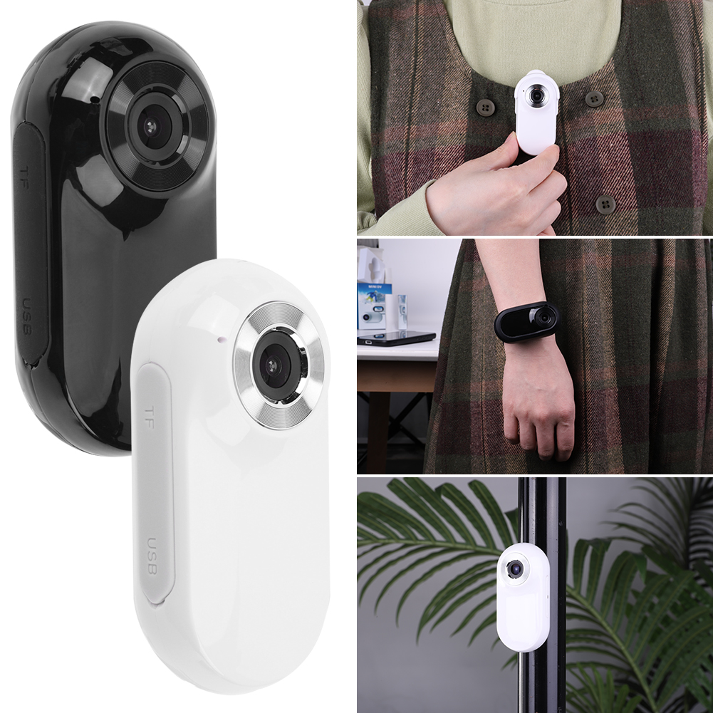 HD 1080P Sport/Action Camera No WiFi Needed Dog Cat Pet Camera Collar Security Camera with 32G Card for Cats Dogs Birthday Gift