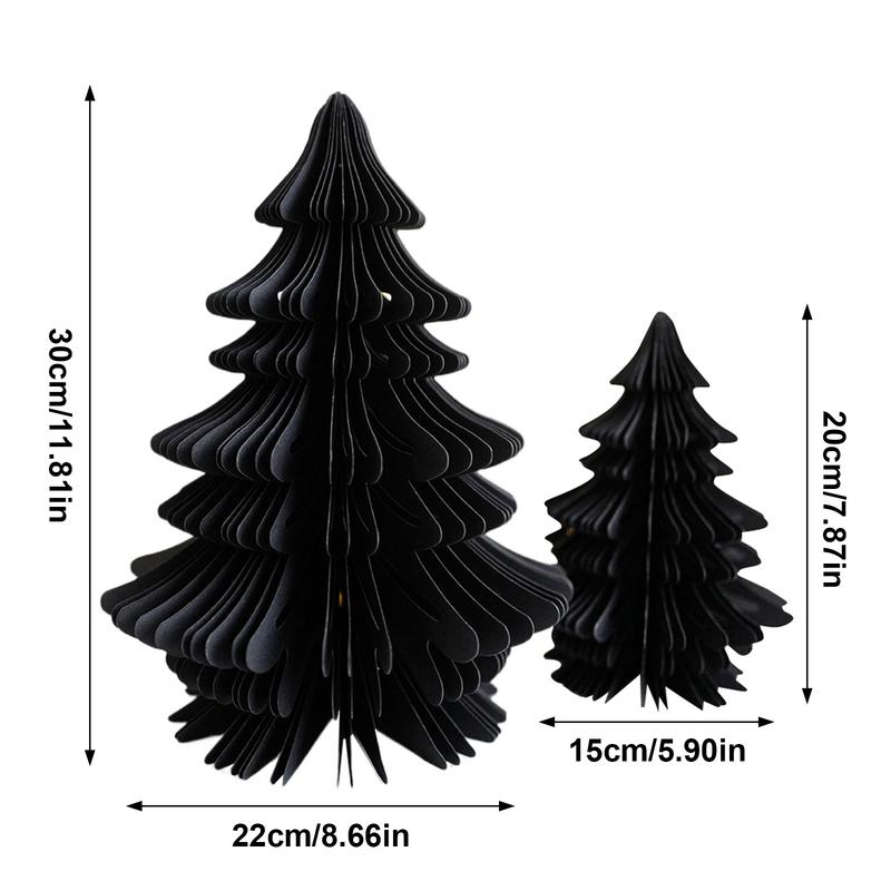 Tree Centerpiece Paper Mini Christmas Christmas Tree Ornaments Party Centerpiece Ornament For Desks Sofas Dinning Tables And smile