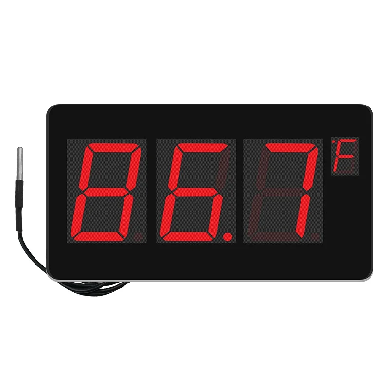 Digital Wall Thermometer Outdoor With Temperature Sensor C/F Switch For Sauna And Swimming Pool termometro digital