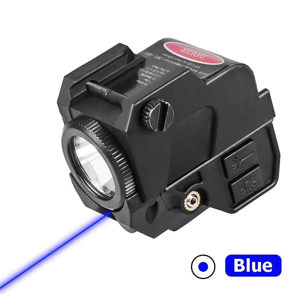 weapon gun Tactical light laser combination red green blue laser gun light charging D flashlight for Picatinny rail W241115862 3