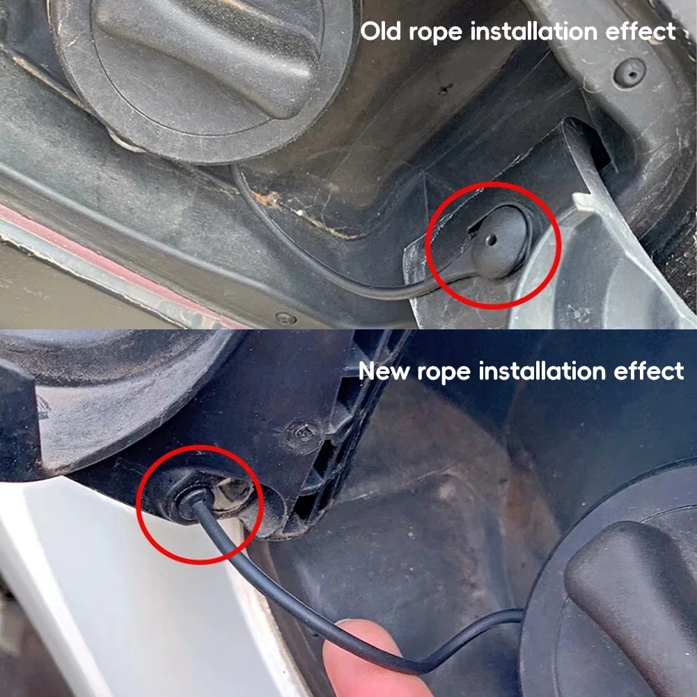 Fuel Filler Tank Oil Cover Cap Cable Rope For Mercedes Benz C E A S Class ddmysmile W211 W203 W204 W210 W124 AMG W202 CLA W212 A2214700605 Smile