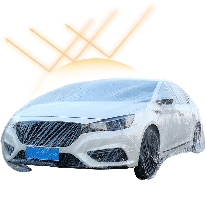 Universal Transparent Car Cover Awning Tent for car trucks Windproof Water Resistant Tent Auto Full Cover Sun Shade Protection