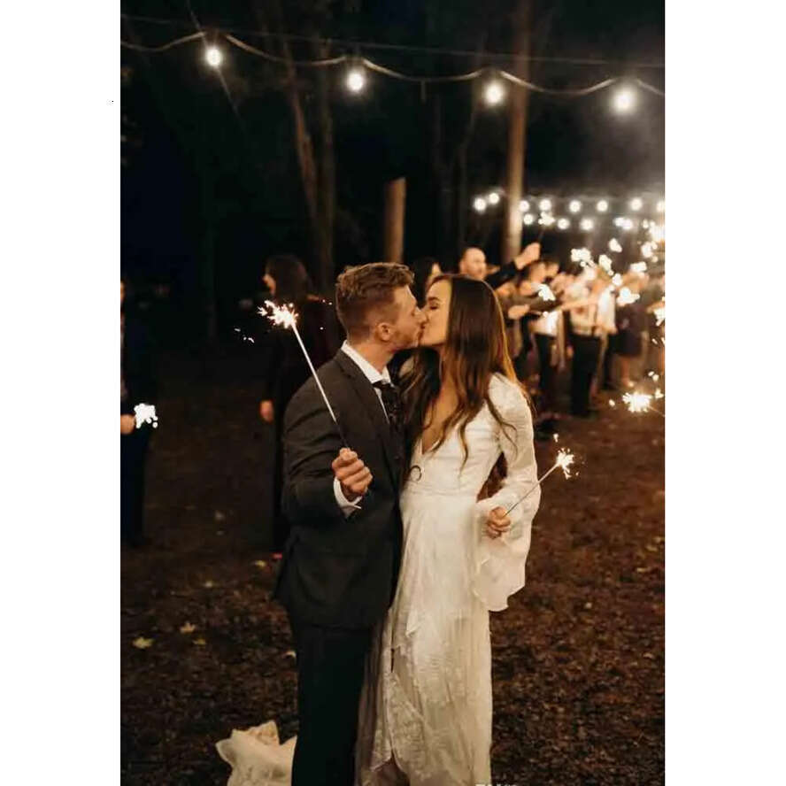 Lace Bohemian A E Dresses Long Sleeve Chiffon Or Length Side Split Beach Boho Wedding Dress Bridal Gowns Vestidos De Noiva