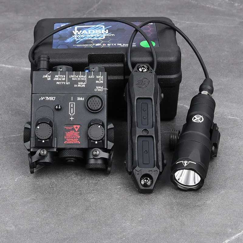 WADSN tactical DBAL-A2 red green blue dot laser M300A hunting reconnaissance light set DBAL A2 white D flash with precision switch W241112
