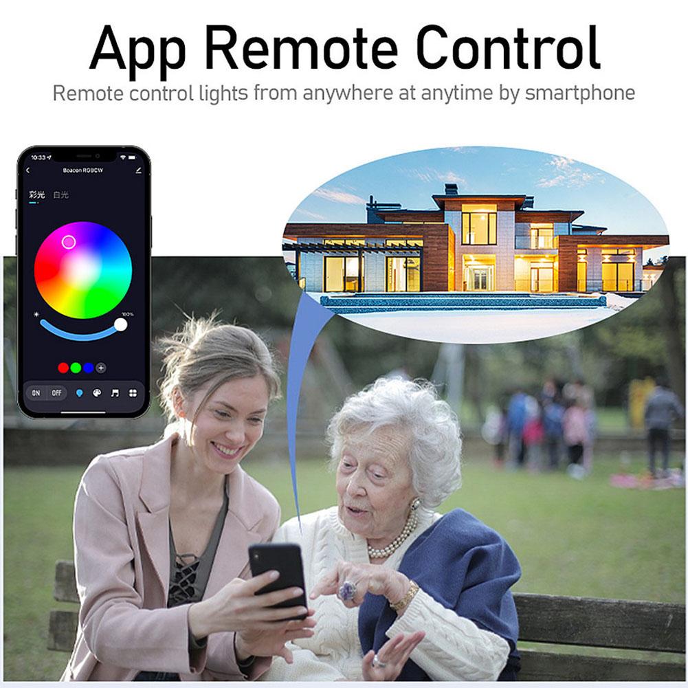 RGB LED Bulb 10W IR Remote Control 85-265V Atmosphere Night Lighting Decor