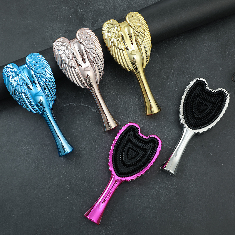 Portable Handheld Hair Combing Tools - Chic Angel Wing Style for Quick and Convenient Care