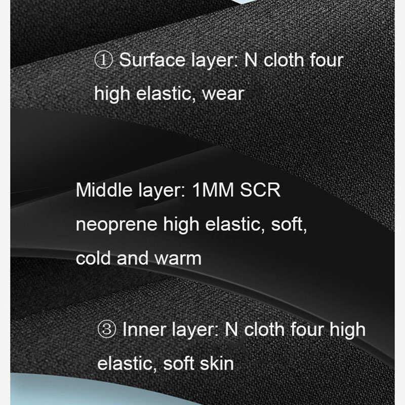 Winter Jacket Oulylan Fishing Swimwear 1.5MM Neoprene Wetsuit Men Diving Jacket Long Sleeve Snorkeling Coat Women Surfing smile