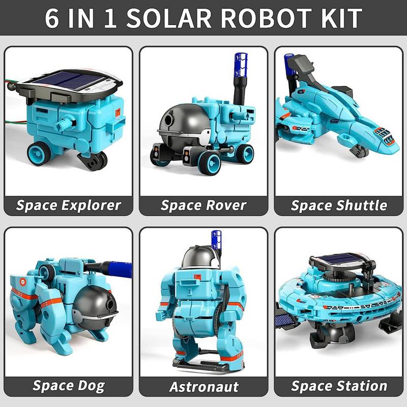 Solar Robot Kits For Kids STEM Toys Solar Robot Educational Toy Technology Science Learning Kits Gifts For Kids 8-15 Year Old