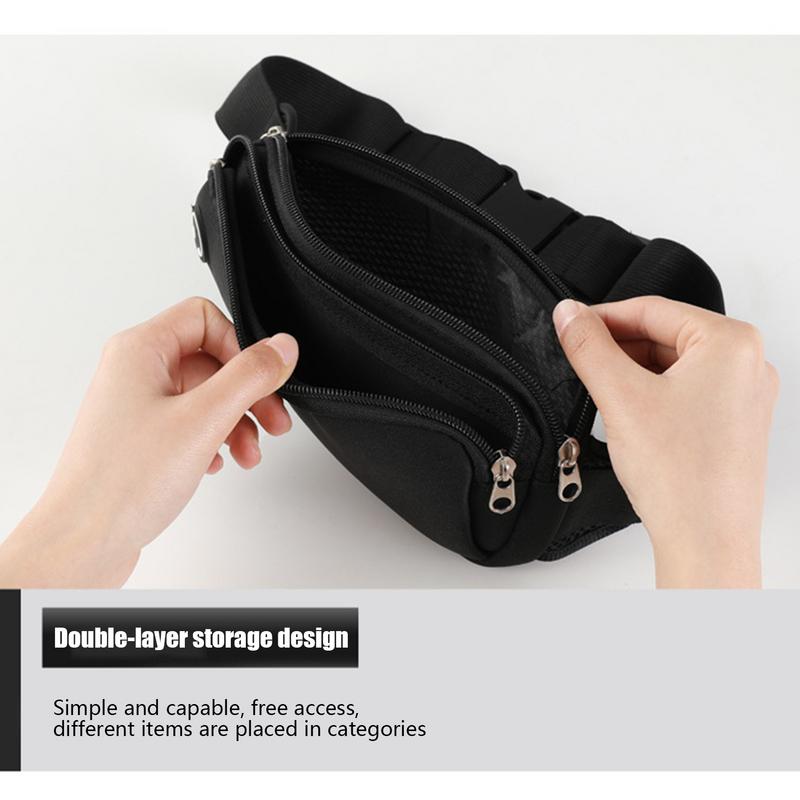 Running Waist Belt Sports Bag Pouch Waterproof Waist Pack Workout Gear Phone Holder Bag for Women Men Runner Belt Running Access smile
