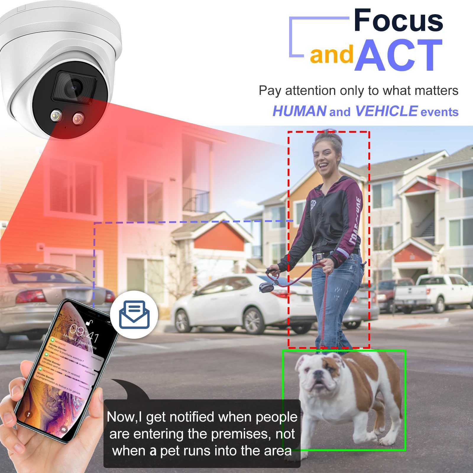 IP Cameras Vikylin OEM HIK 8MP IP Camera DS-2CD2386G2-ISU/SL Acusense Built-in MIC Speaker Face Capture Surveillance Video Network Camera 240413