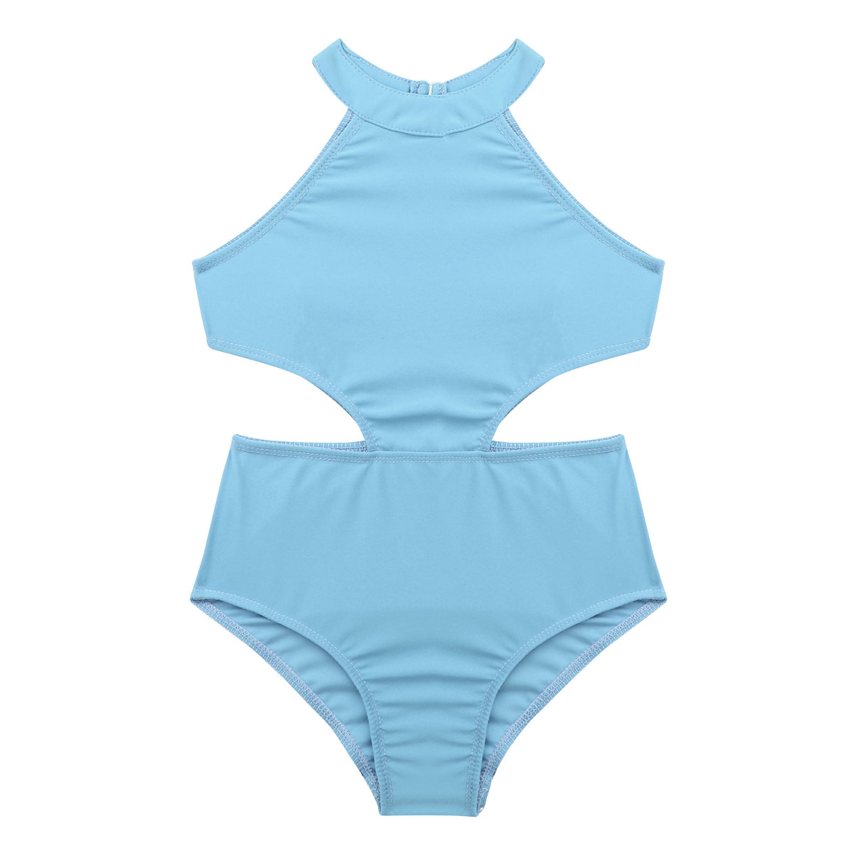 Kids Girl Gymnastic Ballet Jazz Dance Leotard Halter Hollow Waist Dancing Leotard Child Practice Stage Dance Costume Dancewear