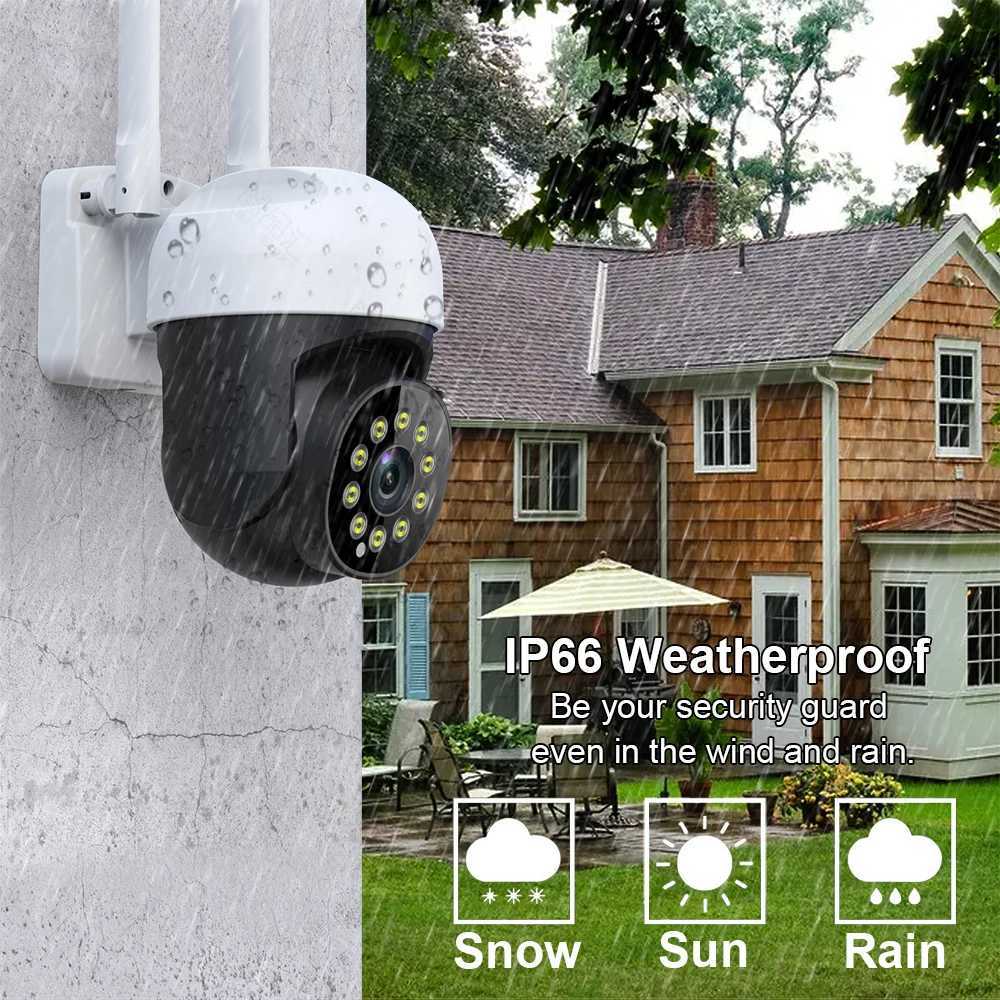IP Cameras Smart Life Mini PTZ Camera 5MP Color Night Vision Home Surveillance CCTV IP Camera Tuya App 240413