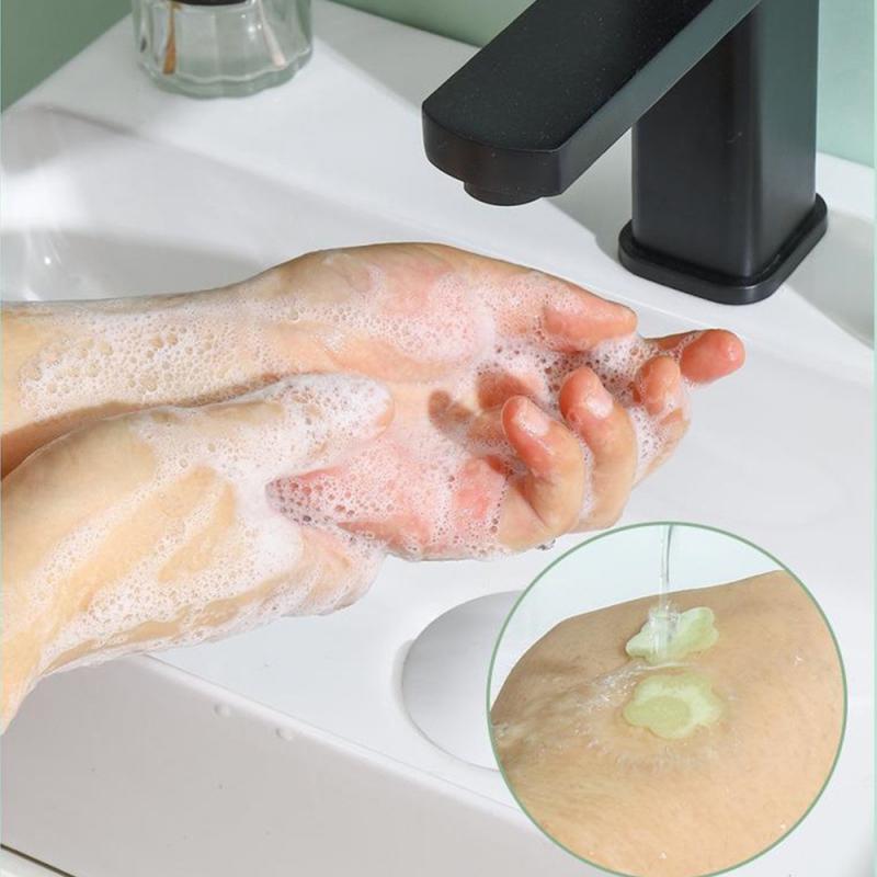 Box portable Skin friendly fresh hand washing toilet soap Slice Disposable petal soaps flakes household for /travel /travel smile /travel /travel