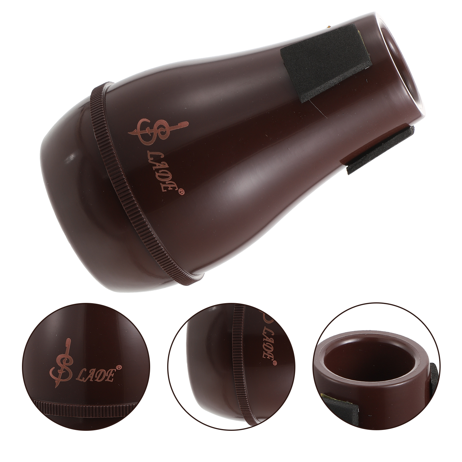 Mute Replace Trombone Silencer Alto Practice ddmysmile Noise Sordine Training Accessory Instruments Parts Sound Dampener Damper Smile