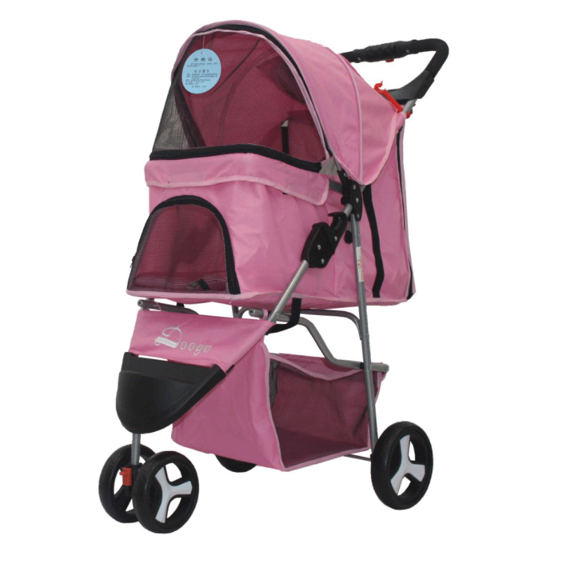 RTS Luxury pet stroller travel 3 wheel and 4 wheel dog strollers small dogs pet stroller for dogs